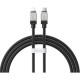 Дата кабель USB-C to Lightning 2.0m CoolPlay Fast Charging 20W black Baseus (CAKW000101)