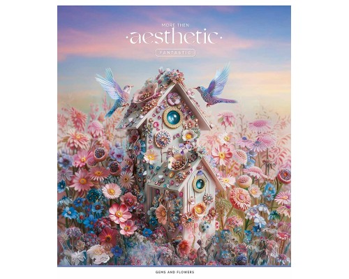 Зошит Школярик Aestetic life 48 аркушів клітинка (048-3470K)