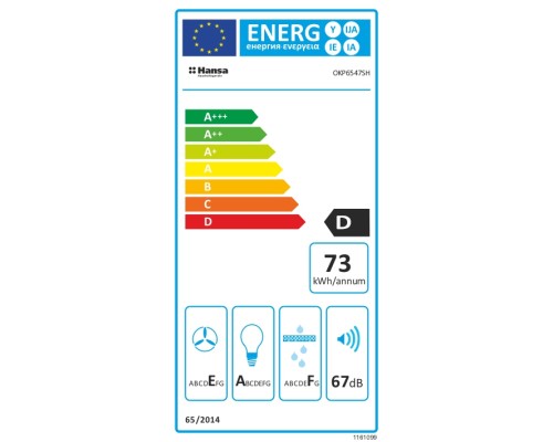 Витяжка кухонна Hansa OKP6547SH