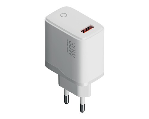 Зарядний пристрій Armorstandart AR013 USB-A 30W white (ARM84424)