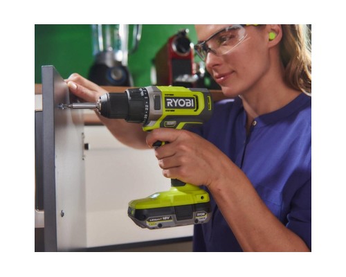 Шуруповерт Ryobi ONE+ RDD18-1C20S 18V, 1х2Ah, 52Нм, 450/1750об/хв, сумка (5133005519)