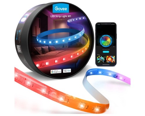 Світлодіодна стрічка Govee H61E1, 5.0m, RGBICW, WI-FI/Bluetooth, white (H61E13D2)