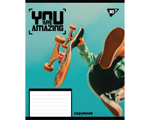 Зошит Yes You are amazing А5 48 аркушів клітинка (767942)