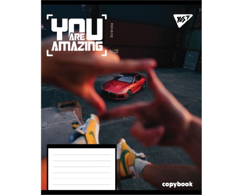 Зошит Yes You are amazing А5 48 аркушів клітинка (767942)