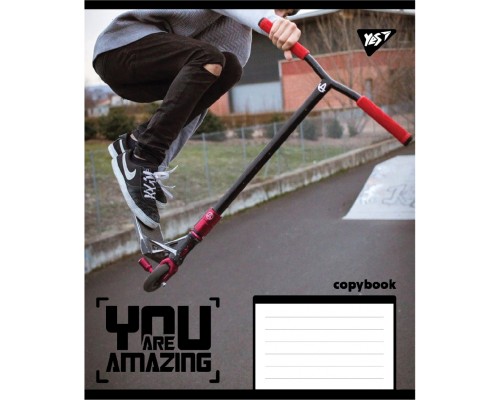 Зошит Yes You are amazing А5 48 аркушів клітинка (767942)