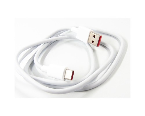 Дата кабель USB 2.0 AM to USB-C 1.0m 6A white Dengos (PLS-TC-6A-WHITE)