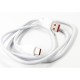 Дата кабель USB 2.0 AM to USB-C 1.0m 6A white Dengos (PLS-TC-6A-WHITE)