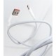 Дата кабель USB 2.0 AM to USB-C 1.0m 6A white Dengos (PLS-TC-6A-WHITE)