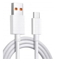 Дата кабель USB 2.0 AM to USB-C 1.0m 6A white Dengos (PLS-TC-6A-WHITE)
