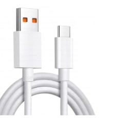 Дата кабель USB 2.0 AM to USB-C 1.0m 6A white Dengos (PLS-TC-6A-WHITE)