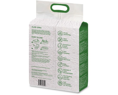 Наповнювач для туалету Velvet Paw TOFU схильних до алергії, з екстрактом алое вера (1.5 мм) 2.6 кг (TOF46899)