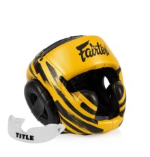 Боксерський шолом Fairtex HG16 Gold M (HG16_M_Gold)