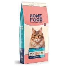 Сухий корм для кішок Home Food For sterilised з кроликом та журавлиною 10 кг (4820235020552)