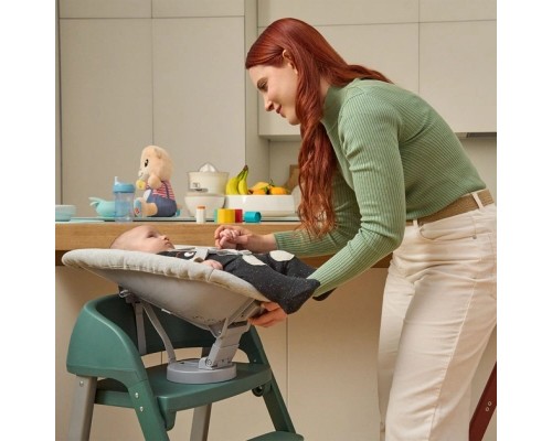 Крісло-гойдалка Chicco шезлонг для новонароджених Crescendo, світло-сірий (87078.47)