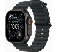 Смарт-годинник Apple Watch Ultra 3 GPS + Cellular 49mm Black Titanium Case with Black Ocean Band (MF0J4QP/A)