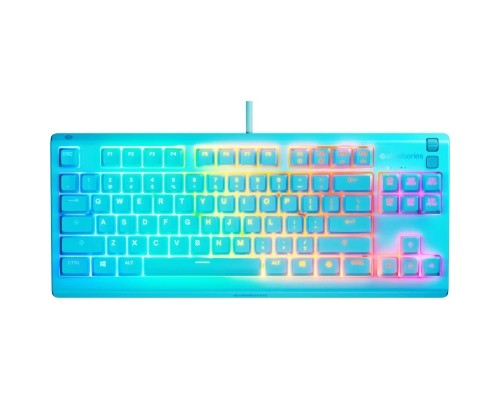 Клавіатура SteelSeries Apex 3 TKL USB UA Aqua (64933)