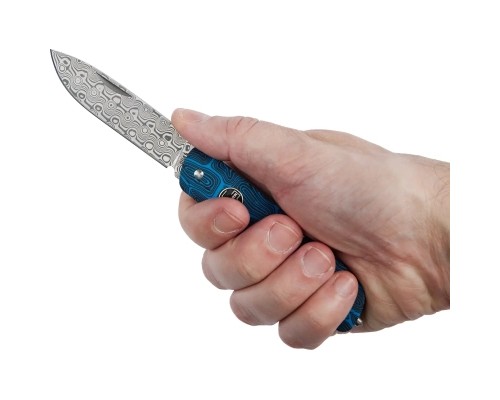 Ніж Boker Plus Tech Tool Damast Blue (01BO559DAM)