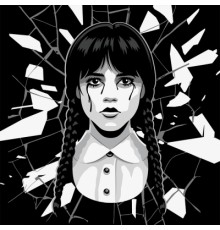 Картина по номерам Santi Wednesday. Gift 40х40см LED підсвітка (955075)