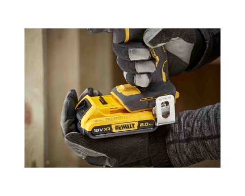 Шуруповерт DeWALT XR Li-Ion 18V 2x2Ah, 74 Нм, 0-450/0-1650 об/хв, 1.17 кг, TSTAK (DCD799D2T)