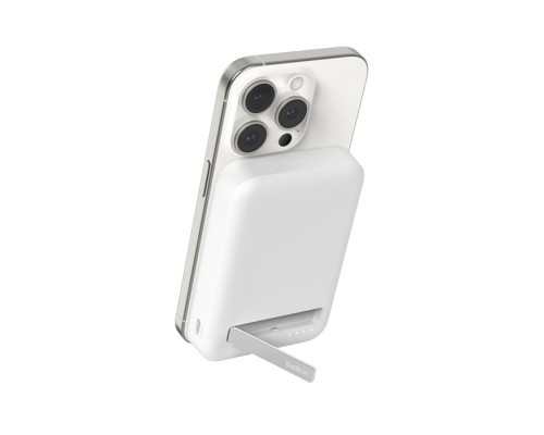 Батарея універсальна Belkin 10000mAh MagSafe Wireless Qi2 White (BPD008BTWH)