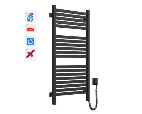 Сушарка для рушників Navin Авангард Х 1000х480 Wi-Fi правобічна чорний муар (12-272055-4810)