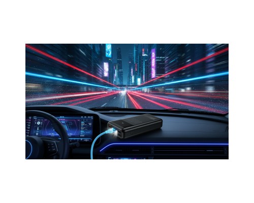 Батарея універсальна HOCO 30000mAh Apollo PD/65W QC/3.0 Black (DB81 / 714720)