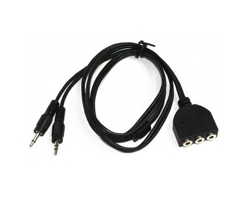 Кабель мультимедійний подовжувач Jack 3.5mm папа/ 3х3.5mm мама Cablexpert (CC-MIC-1) Кабель мультимедійний подовжувач Jack 3.5mm папа/ 3х3.5mm мама Cablexpert (CC-MIC-1)