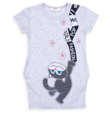 Плаття дитяче Breeze з котиком (9773-104G-gray)