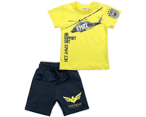 Набір дитячого одягу Breeze з геліоптером (10962-80B-green)