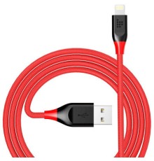 Дата кабель USB 2.0 AM to Lightning 1.2m MFi 19AWG Nylon Red Tronsmart (210342)
