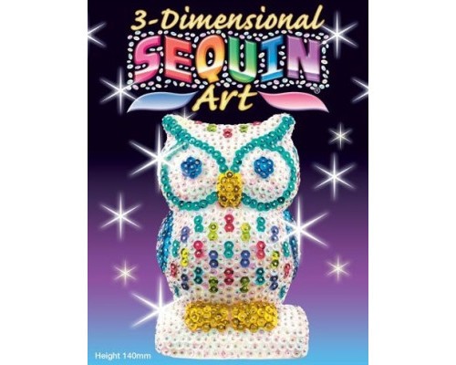 Набір для творчості Sequin Art 3D New Owl (SA1409)