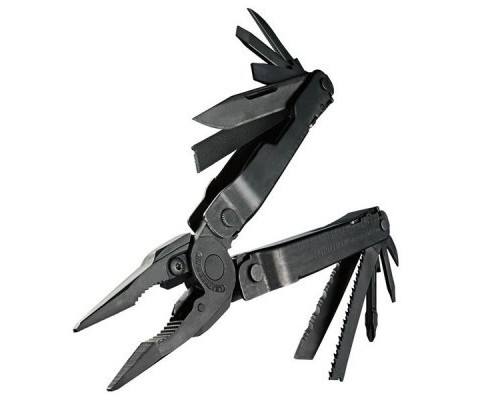 Мультитул Leatherman Super Tool 300 BLACK, чехол MOLLE (черн), картонная коробка (831151)