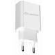 Зарядний пристрій Florence 1USB 2A + Lightning cable white (FL-1020-WL)