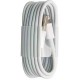 Зарядний пристрій Florence 1USB 2A + Lightning cable white (FL-1020-WL)