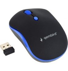Мишка Gembird MUSW-4B-03-B Black+Blue (MUSW-4B-03-B)