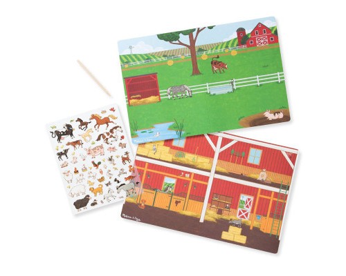 Набір для творчості Melissa&Doug Перевідні наліпки Ферма (MD9531)