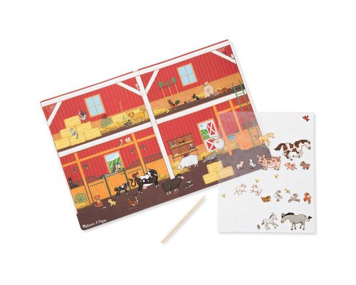 Набір для творчості Melissa&Doug Перевідні наліпки Ферма (MD9531)