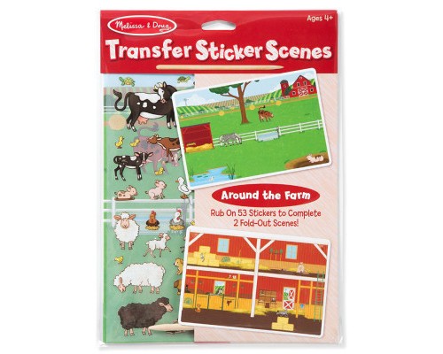 Набір для творчості Melissa&Doug Перевідні наліпки Ферма (MD9531)