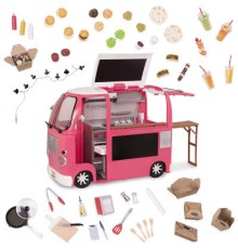 Ігровий набір Our Generation транспорт для ляльок Продуктовий фургон рожевий (BD37969Z)