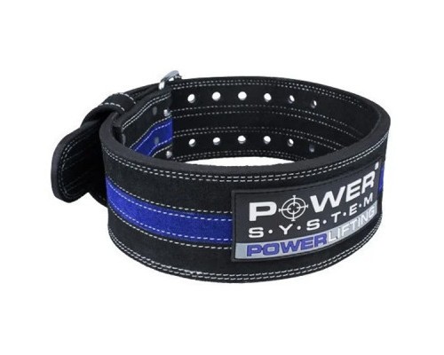 Атлетичний пояс Power System Power Lifting PS-3800 Black/Blue Line XL (PS-3800_XL_Black_Blue)
