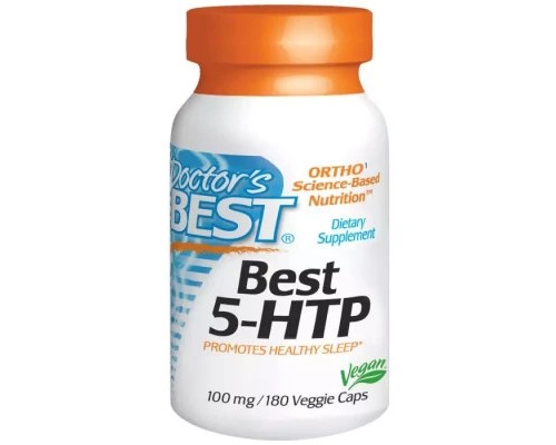 Амінокислота Doctor's Best 5-HTP (гідроксітріптофана) 100мг, 180 капсул (DRB-00312) Амінокислота Doctor's Best 5-HTP (гідроксітріптофана) 100мг, 180 капсул (DRB-00312)