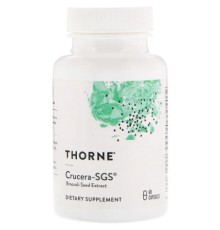 Трави Thorne Research Екстракт насіння Брокколі, Crucera-SGS, 60 капсул (THR-66001)