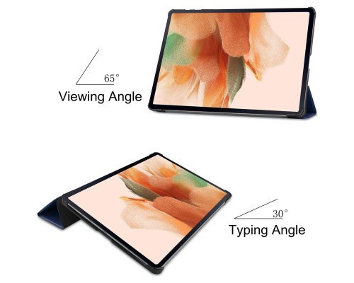 Чохол до планшета BeCover Samsung Galaxy Tab S7 FE 12.4 SM-T730/SM-T735/S8 Plus 5G SM-X800/SM-X806 Deep Purple (706700)