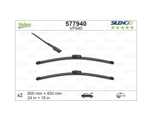 Щітка склоочисника Valeo 577940