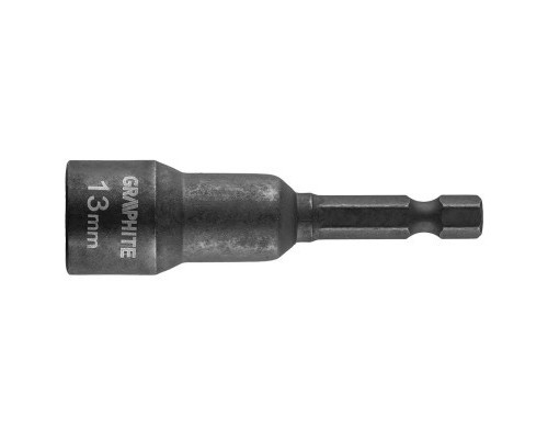 Головка торцева Graphite ударна з магнітом, 13 мм, сталь S2 (56H553)