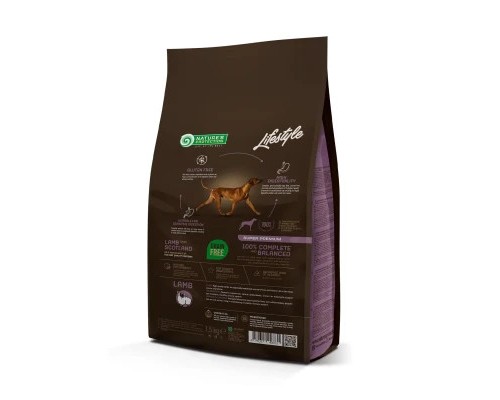 Сухий корм для собак Nature's Protection Lifestyle Grain Free Lamb Adult All Breeds 1.5 кг (NPLS45673)