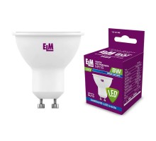 Лампочка ELM MR16 8W PA10S GU10 4000K (18-0192)