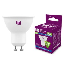 Лампочка ELM MR16 8W PA10S GU10 4000K (18-0192)