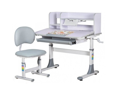 Парта зі стільцем Evo-kids Grey (BD-21 G)