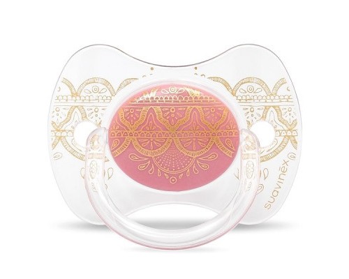 Пустушка Suavinex Couture 4-18 міс рожева (304213)